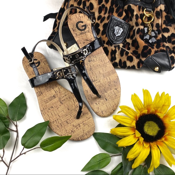 g by guess karin flat sandals